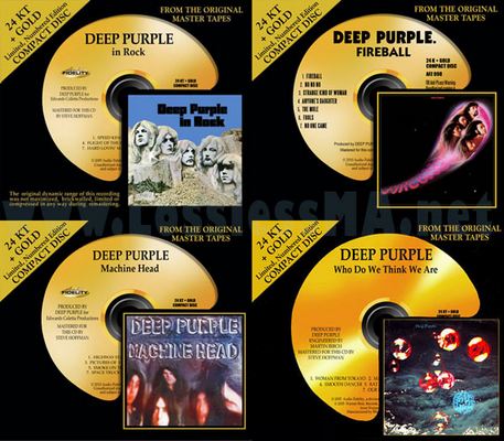 Deep Purple - 4 Albums {Audio Fidelity, HDCD Remastered, 24-Karat Gold CD}