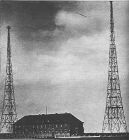 Emisora de radio de Gleiwitz en esa época