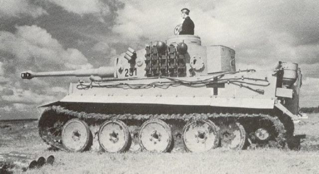 Tiger del S. Pz. Abt. 502 en el sector de Leningrado. Verano 1943