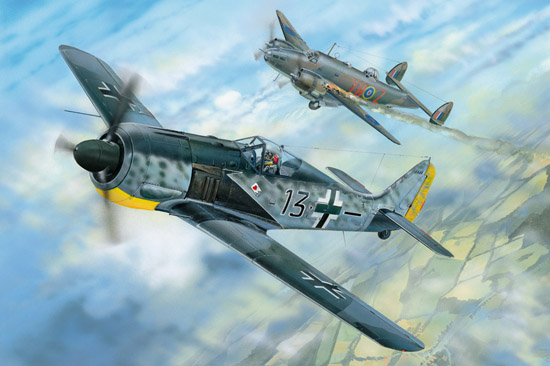 1/18 - Focke Wulf Fw.190A-5 & A-8 by HobbyBoss (Merit plastic) - A-5 ...