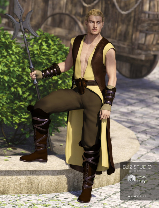 daz3d beorn outfit for genesis 3 male main