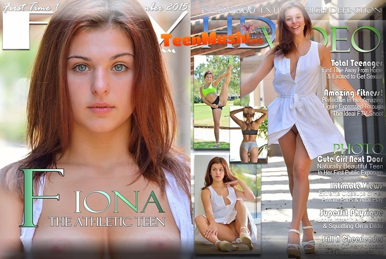 Gorgeous teen Fiona gets analized first time